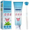 Zungenreiniger Gel mit Bürste, Schaber, Kit zur Erhaltung der Mundgesundheit und Mundpflege, 1 Set Tunggel und Bürste