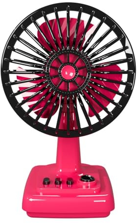 HEEZOU Vintage Metal Desktop Fan USB Power 3 Speed Adjustable Cooling Fan For Home Office Retro Desktop For Office