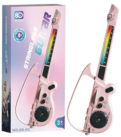 Kit di chitarra elettrica,Strumento musicale senza fili | Set musicale per chitarra bassa,per ragazzi giovani adolescenti principianti, casa viaggio classe