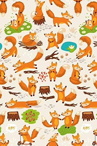 Notizbuch: Fuchs Cover Design / 120 Seiten / Liniert / DIN A5 + (15,24 x 22,86 cm) / Soft Cover