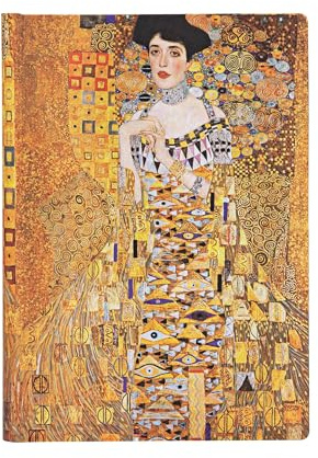Paperblanks Faszinierende Handschriften Gustav Klimts 100. Todestag Porträt von Adele Notizbuch Midi Unliniert Sonderausgabe (Special Edition), Midi (180 x 130): Unlined Midi