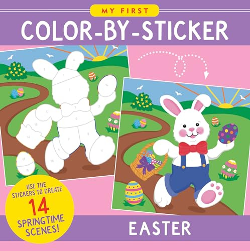 My First Color-by-sticker Book - Easter
