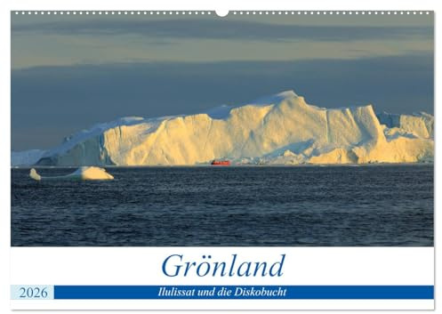 Grönland - Ilulissat und die Diskobucht (Wandkalender 2026 DIN A2 quer), CALVENDO Monatskalender: Faszinierende Bilder aus der arktischen Welt des Eisfjords in West Grönland (CALVENDO Orte)
