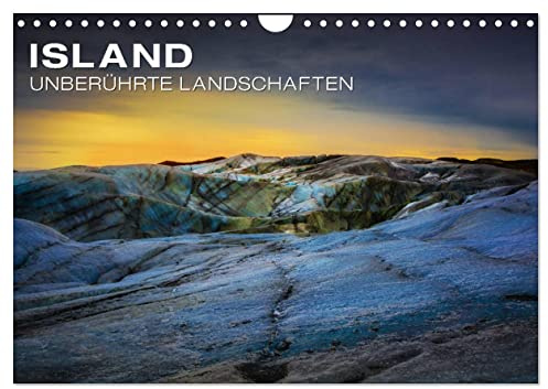 Island - Unberührte Landschaften (Wandkalender 2026 DIN A4 quer), CALVENDO Monatskalender: Jeden Monat ein Stück Island - Die schönsten Wasserfälle und größten Gletscher Europas (CALVENDO Natur)