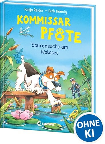 Kommissar Pfote (Band 7) - Spurensuche am Waldsee: Begleite den beliebten Hunde-Held bei seiner Spurensuche - Lustiger Kinderkrimi zum Vorlesen und ersten Selberlesen ab 6 Jahren