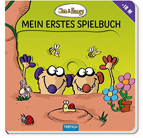 Trötsch Jan und Henry Mein erstes Spielbuch Pappenbuch mit Schiebern: Entdeckerbuch Beschäftigungsbuch