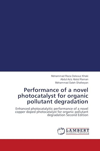 Performance of a novel photocatalyst for organic pollutant degradation: Enhanced photocatalyitic performance of a novel copper doped photocatalyst for organic pollutant degradation Second Edition