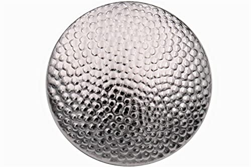 6 Stück, gekörnte, silber Metall Knöpfe, gewölbt, Uniformknöpfe, Uniform, Metallknöpfe, leicht, made in Germany, ca.18mm oder ca.20mm (20mm)
