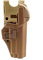 Gexgune Tactical Holster Militärische Verschleierung Stufe 3 Sperren Rechte Taille Gürtel Pistole Pistolenhalfter für Colt 1911 (Bräunen)