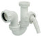 FloPlast Siphon pour évier et machine à laver (diamètre) 40 mm, couleur : blanc, matériau : polypropylène, diamètre 40 mm, poids 204 g