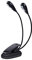 pultleuchte notenständer,Clip-On Leselampe, flexible LED-Aufstecklampe Notenpult Lesebuch Mini LED Lampe mit doppelten einstellbaren Armen, wiederaufladbar Augenpflege LED Buchleselampe(8 lights)