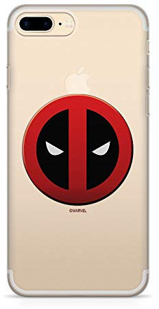 ERT GROUP mobile phone case for Apple Iphone 7 PLUS/ 8 PLUS original and officially Licensed Marvel pattern Deadpool 003 optimally adapted to the shape of the mobile phone, partially transparent