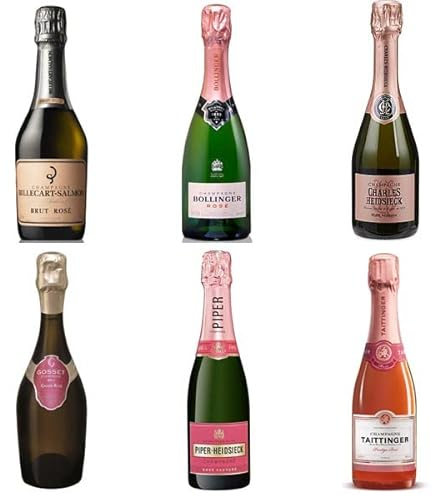 CHAMPAGNE ROSE HALF BOTTLES MIXED CASE (6 X 37.5CL)