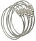 BODYA 10 Stück 15 cm Draht-Schlüsselanhänger-Kabel aus Edelstahl zum Aufhängen von Gepäckanhängern, Schlüsselanhängern und ID-Tag-Halter