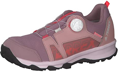 adidas Unisex Kids Terrex Agravic Boa Trail Running Shoes, Magic Mauve Wonder Mauve Turbo, 2 UK