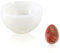 Soulnioi Crystal Bowl Natural Healing Stone Afghanistan Jade Quartz Bowl and Natural Crystal Jade Egg Rough Stone Office Ornament Massage Appliances