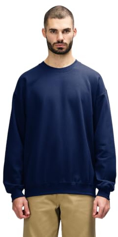 Gildan Mens Softstyle Crewneck Sweatshirt, Navy, 4XL