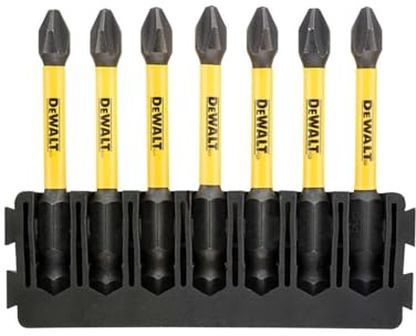 DeWalt 7 Piece FlexTorq PH2 Screwdriver Bit Bar Set