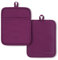 KitchenAid Set di 2 presine in morbido silicone a coste, barbabietola, 17,8 x 22,9 cm