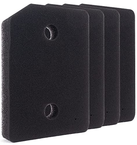 Dryer Filter Replacement, Set of 4 Filters for Miele 9164761 Dryer Heat Pump Dryer, Heat Exchanger Filter Fine / Coarse 207 x 157 x 30 mm, Sponge Filter Lint Filter for Condenser Dryer
