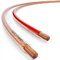 deleyCON 20m Cable para Altavoz 2x 2,5 mm² - Cobre Puro - Cable de Altavoz OFC - Cable de Audio para Altavoces HiFi y Surround - Marcado de polaridad - Transparente