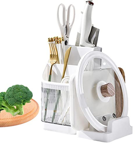 aoren Kitchen Knives Holder, Multifunction Chopping Board Organizer For Cutlery, Chopsticks Spoons Kitchen Cabinet Organizer Cutting Boards Over The Cabinet Organizer For Kitchen Pantry