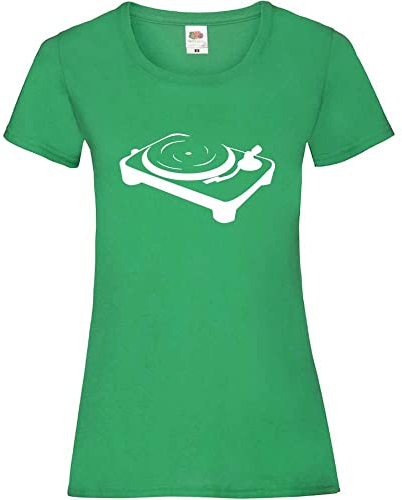 Piatto da DJ Pult da donna, verde, XL