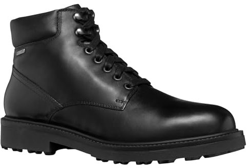 Geox Stivali da uomo U Lagorai + Grip B A, Nero, 42 EU