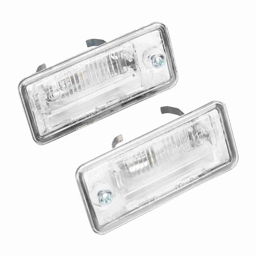 Pair of License Plate Lights for A3 A4 A5 A6 C6 A8 D3 Q7 RS4