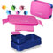 My Vesperbox – Mini Lite - Bento Box Kinder - Lunchbox - extrem robust – Brotdose – Brotbox ideal für Kindergarten und Schule (Lila - Blau)