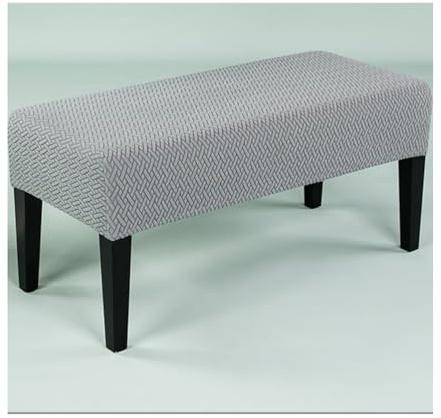HHONGWYT Bezug für Esszimmerbank Bezug für Sitzbank Stretch Holzbank Schonbezug Bezug Fußhocker Bank Sitzbank Hocker Husse Esszimmerbank Flurbank Stuhlhusse Sofabank Bezüge,#b,Custom L