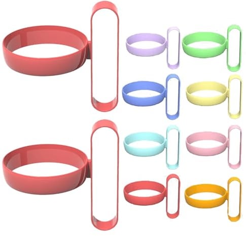 Insulated Anti-Scalding Tumbler Holder - 10 Cup Holder Tumbler Mug Handle | Replacement, Random Color