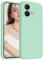 ISOI - Funda para Motorola Moto G84 5G, Carcasa Silicona líquida Suave, Protección de Cuerpo Completo Ultra Delgada a Prueba de Golpes - Menta Verde