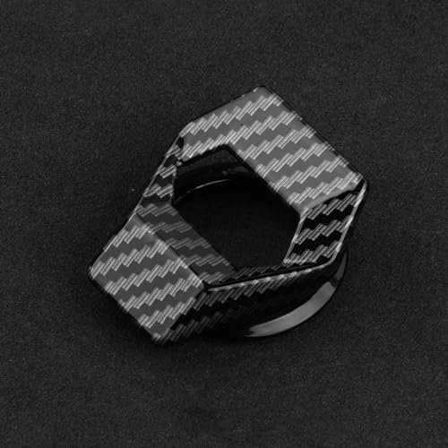 Auto One-Touch Start Button Aufkleber,kompatibel mit Lada granta vesta kalina priora,Dekorative Aufkleber,4-carbon fibre black