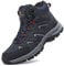 ARRIGO BELLO Stivali da Neve Uomo Scarpe Invernali Foderate di Pelliccia Calda Caviglia Stivali Piatti Sport Escursionismo Boots Taglia 41-46(1077 Blu,43)