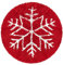 Christmas Tree Skirt Xmas Tree Mat Latch Hook Kit Snowflakes Needlework for Holiday Home Decor 50x50 cm