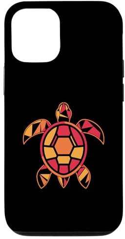 iPhone 14 Geometric Sea Turtle Case