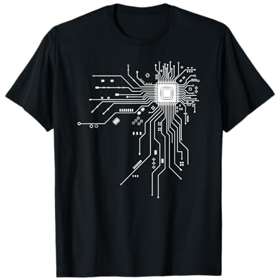Funny Computer Geek PCB Design CPU Chip Platine T-Shirt