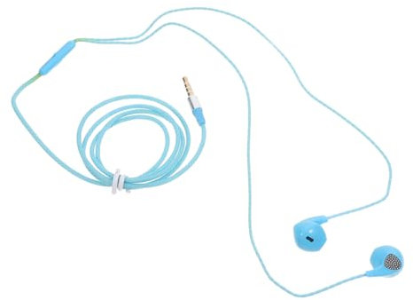 KITANDOVE 2pezzi Cuffie Auricolari In-ear Con Microfono Audio Stereo Chiaro Compatibili Con Dispositivi Da Colore Blu Design Ergonomico e Comfort Assoluto