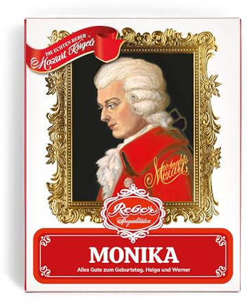 Mozartkugeln mit namen - Personalisierte mozartkugeln original (Reber Mozartkugeln pralinen) (240 gram)