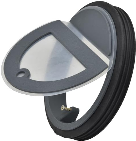 Rückstauklappe für Industrieventilatoren oder Hauben Ø 100 125 150 / 110x55 mm mit Silikonmembran und Magnetverschluss (Ø 150 mm)