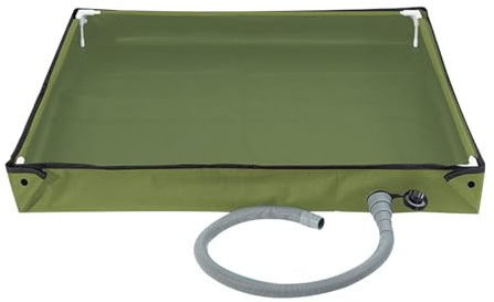 Tragbare Duschwanne mit Ablaufschlauch und faltbarer Wanne