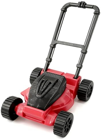 Porgeel Jouet de Tondeuse à Gazon Mini Tondeuse à Gazon Accessoires de Maison poupée modèle scène Cour Miniature Jouets pour