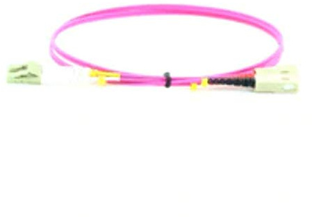 MicroConnect LC/PC-SC/PC 2 M LC/SC M/PC (Purple) (2 m, OM4 Fibre Optic Cable – LC/PC Fiber Optic Cable, SC/PC, Purple)