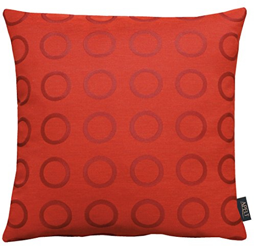 APELT Toro 46x46 30 Kissenhülle, Polyester, rot, 46 x 46 cm