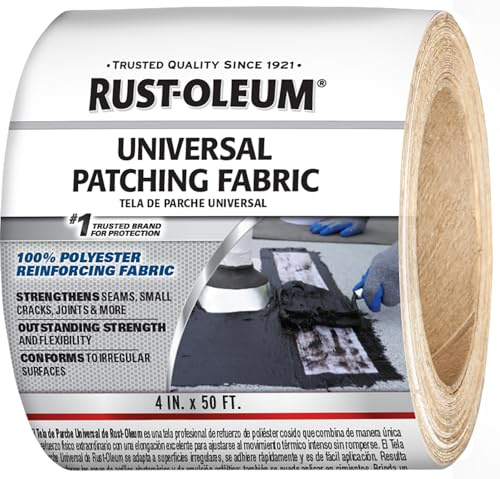 Rust-Oleum Universal Patching Fabric Roof Tape, 4 x 50' Roll, White