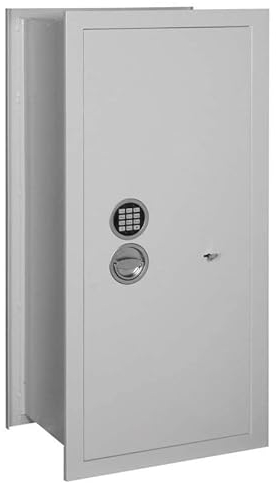 Format Wandtresor Wega 80-500, Elektronikschloss La Gard Swingbolt 39 E, Grad 1 nach EN 1143-1, H103xB49xT50 cm, 110 kg