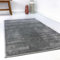 Esprit Home, Moderner Kurzflor Teppich - Läufer für Wohnzimmer, Flur, Schlafzimmer, Campus (133 x 190 cm, Silber)
