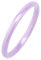PAURO 2MM Couleur Unie Haute Poli Bague Fiançailles Promesse Alliance Homme Femme Céramique Violet Taille 60
