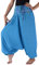 YOUR COZY Haremshose für Frauen und Männer Yoga Haremshose Traditioneller Loser Harem 100% Baumwolle (Türkis 3XL)
